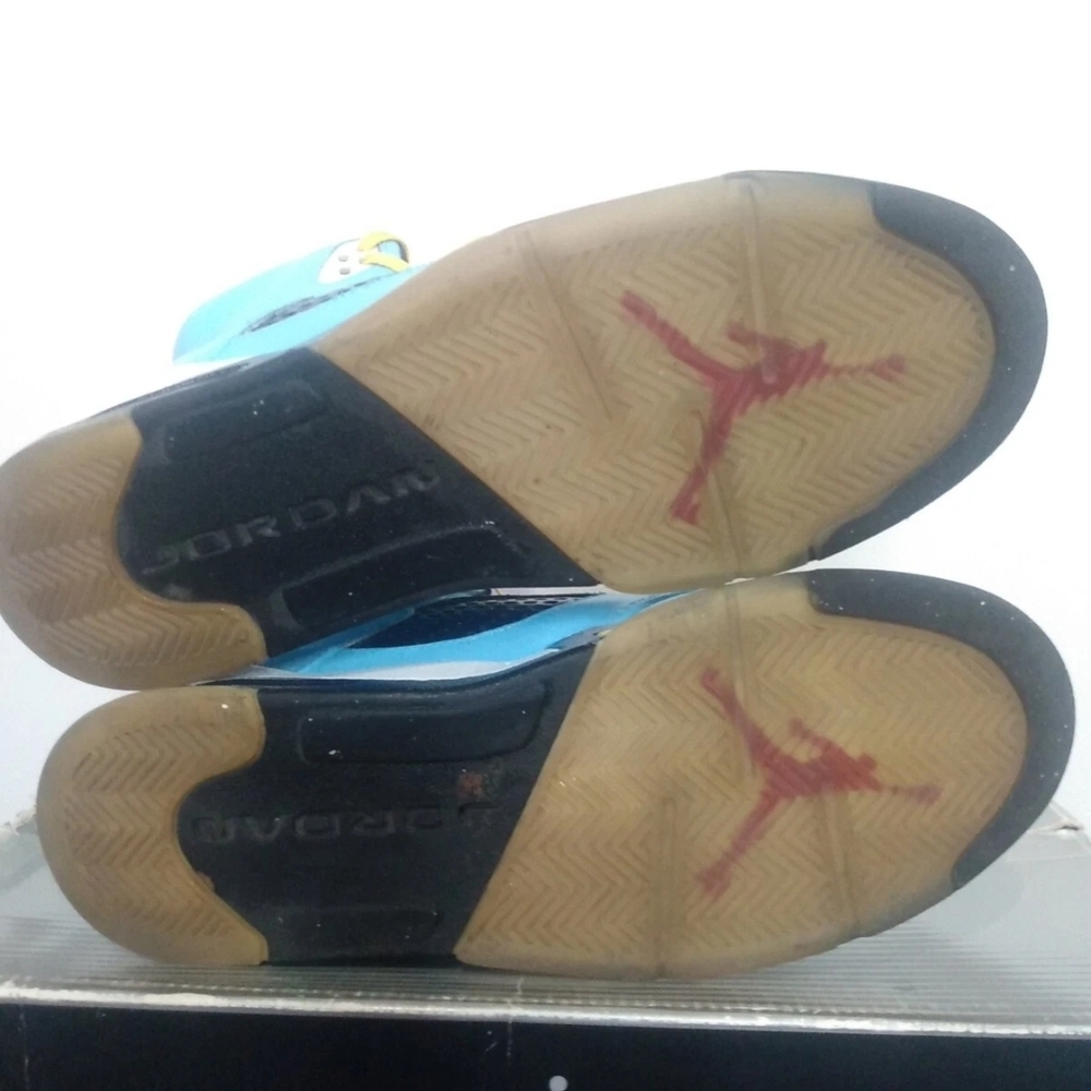 1 OF 1 Air Jordan 5 Retro Memphis Grizzlies Custom Size 7/W8.5 - Picture 7 of 7